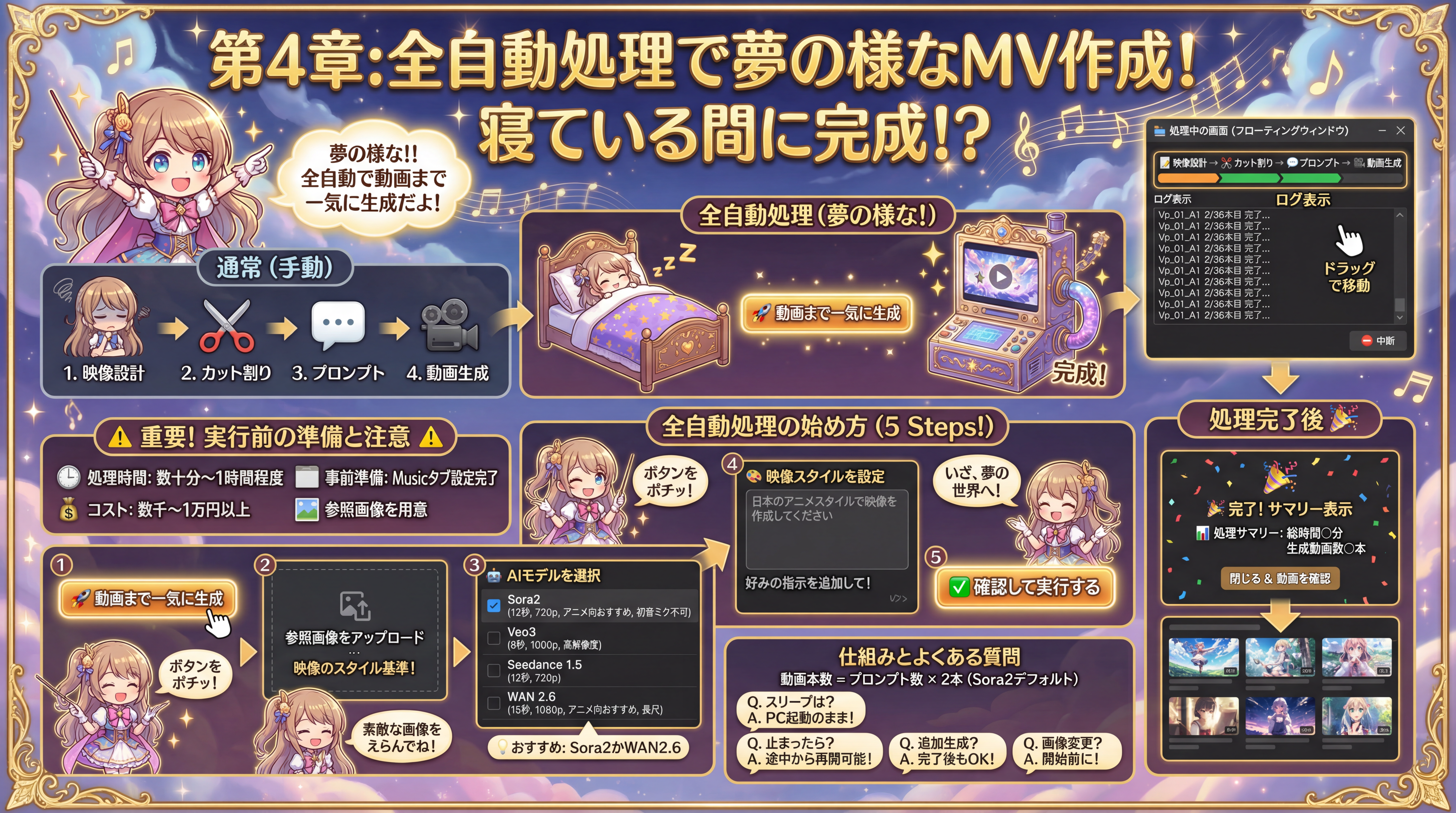 全自動処理について